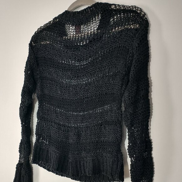 JJ Basics Open Knit Sweater Size M - Picture 2 of 2